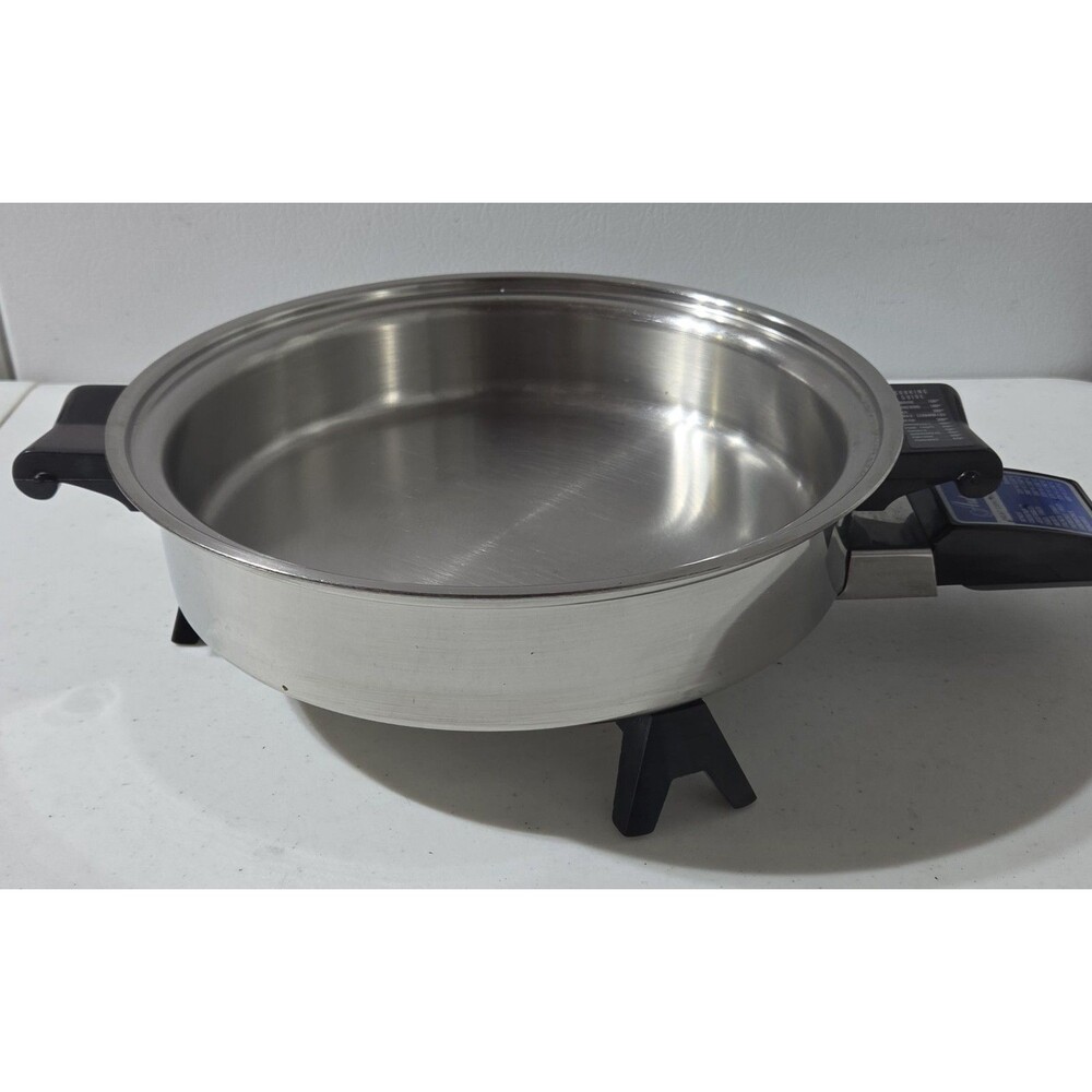 Saladmaster 7817 Electric Skillet Stainless Steel - NO LID Tested Works